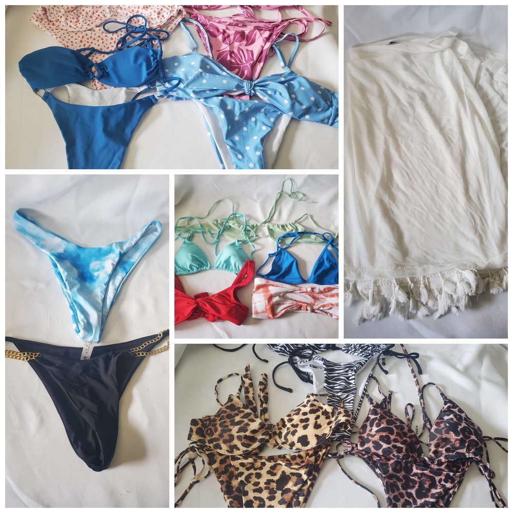 23 Piece Bikini and Cover-up Mix and Match Bundle, Size Small/Medium